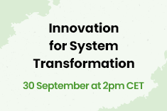 Innovation for system transformation